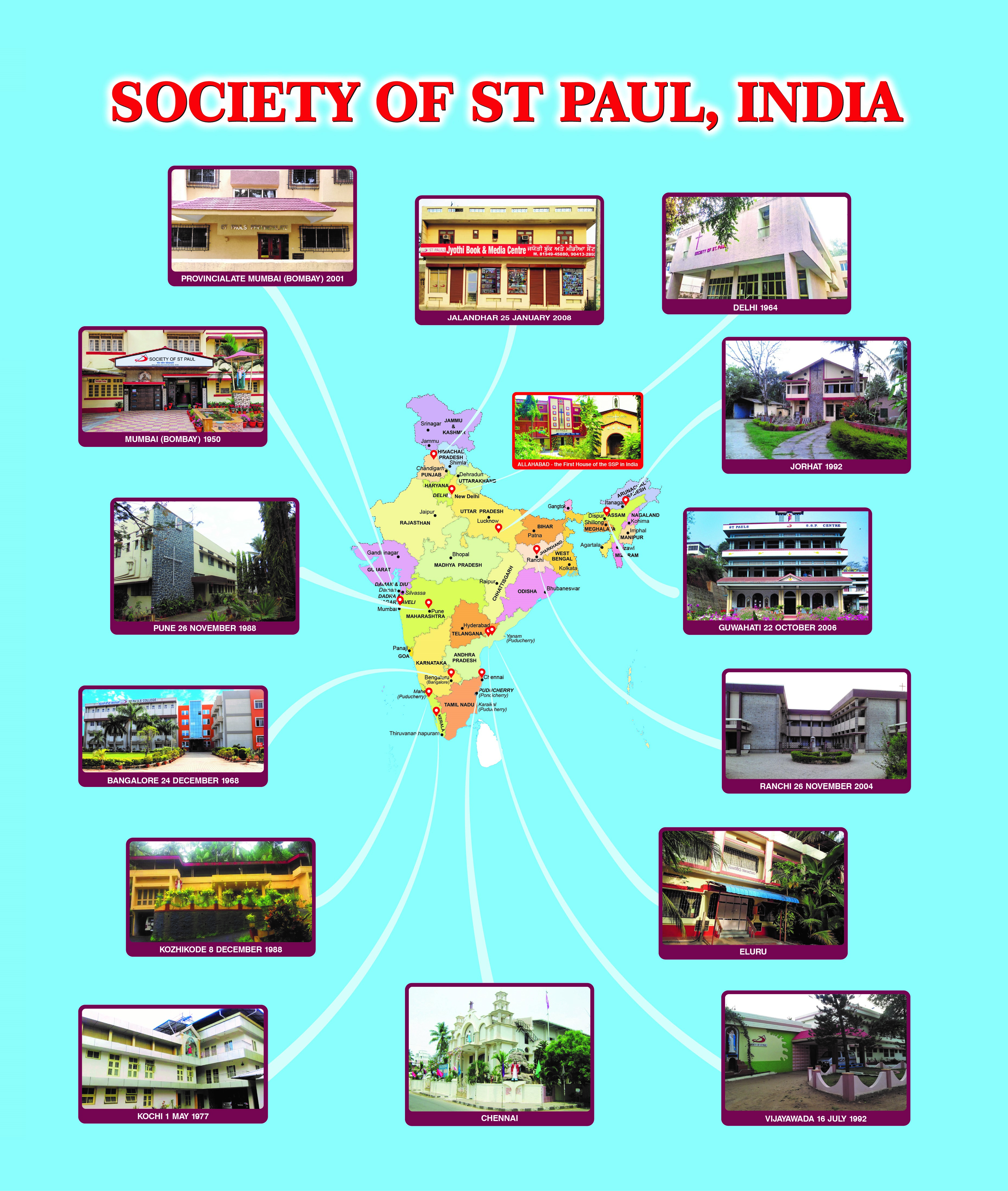 HISTORY OF THE SOCIETY OF ST PAUL IN INDIA